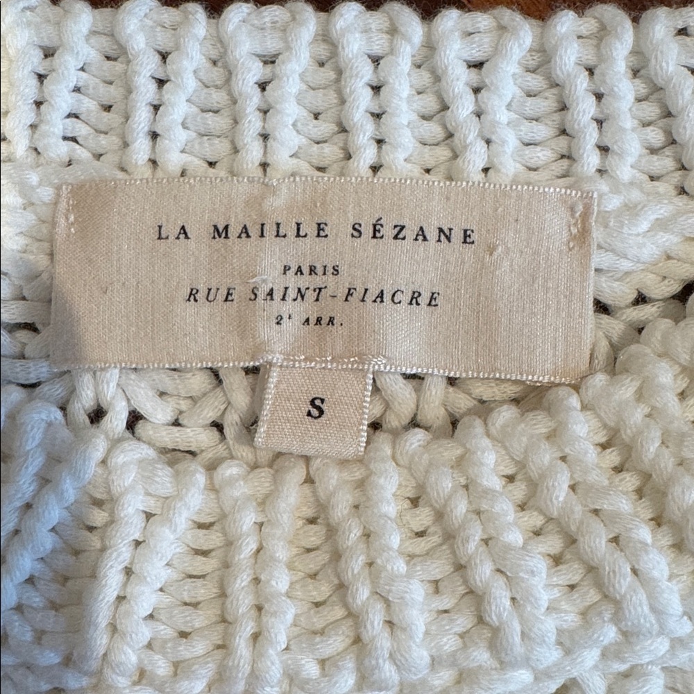 Sézane Clement jumper Sz S - Picture 11 of 12